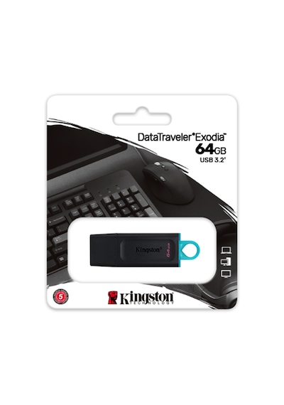 Kingston DTX 64 GB USB 3.2 Flash Bellek