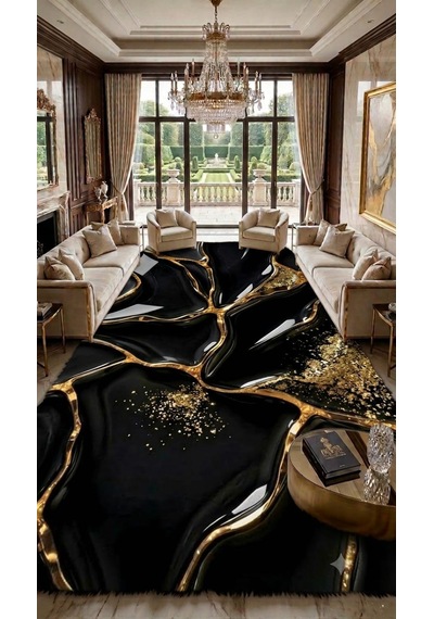 Luxury Bambu Organik Pamuk Dokulu Deluxe Pufy Halı Bambu Kumaş Pamuk Kaymaz Taban 4mm Süngerli Premium Solmaz Baskı Leke Tutmaz Yıkanabilir Salon Oturma Odası Yatak Odası Halısı Modern Altın - Gri - Siyah Luxury Bambu Organik Pamuk Dokulu Deluxe Pufy Halı Bambu Kumaş Pamuk Kaymaz Taban 4mm Süngerli Premium Solmaz Baskı Leke Tutmaz Yıkanabilir Salon Oturma Odası Yatak Odası Halısı Modern Altın - Gri - Siyah