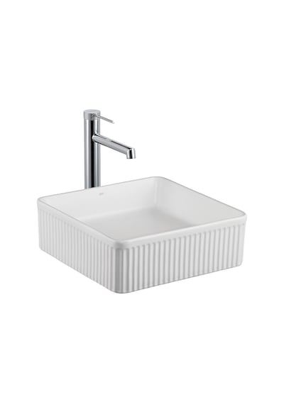 Lena E-W1003MB Tezgah Üstü Lavabo Beyaz