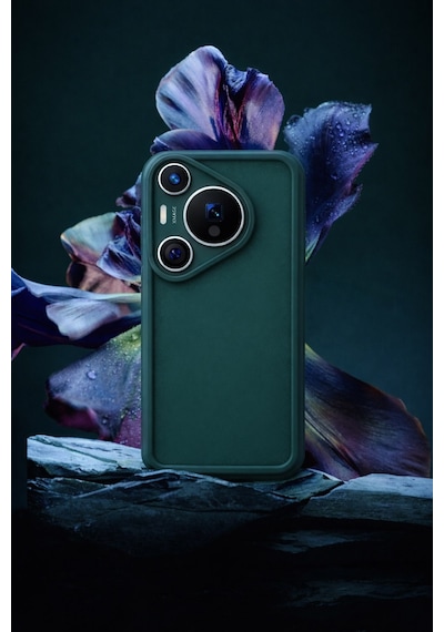 Huawei Pura 80 Pro Ve Pura 80 Pro Plus Uyumlu Kamera Çıkıntılı Mat Silikon Telefon Kılıfı Resimdeki