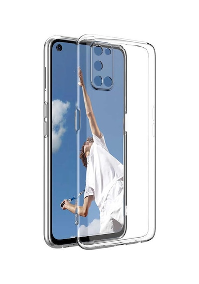 Oppo A92 Kılıf Kamera Korumalı Süper Silikon Şeffaf Kapak