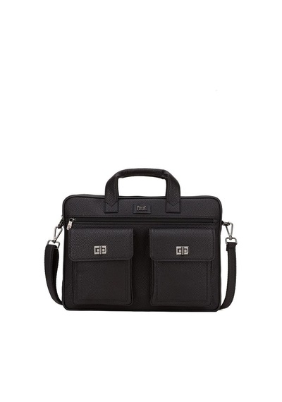 Bilik Deri Siyah Rölax Unisex Laptop & Evrak Çantası Crl V-40 001