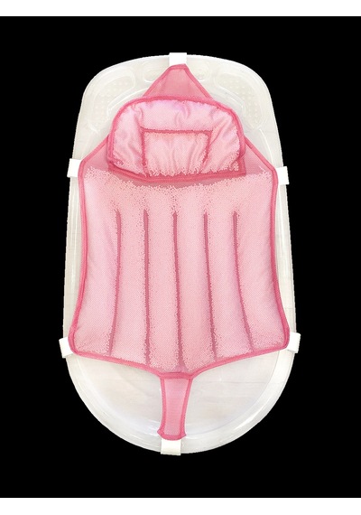 Sema Baby Köpüklü Kafa Destekli Bebek Banyo Filesi - Pembe