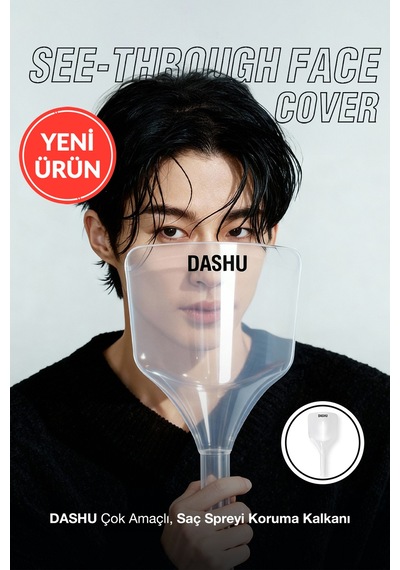 Çok Amaçlı, Saç Spreyi Yüz Koruma Kalkanı Dashu Face Cover See-through