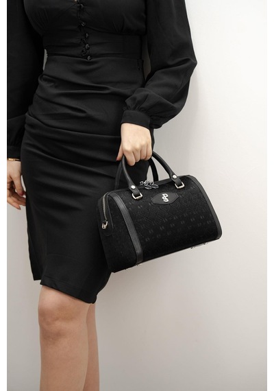 Silver Polo Sp1091 Kadın El Çantası Fashion Siyah-siyah