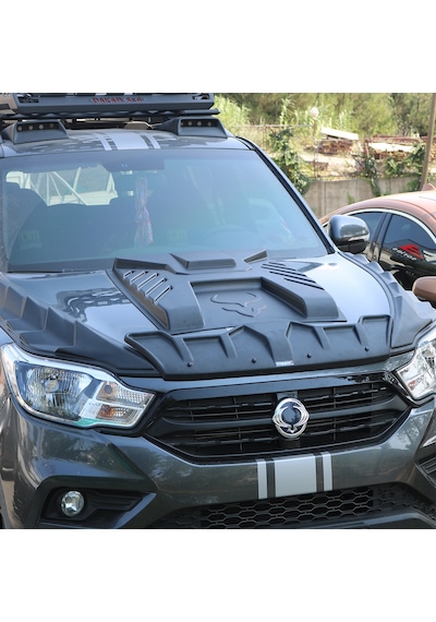 Cappafe Ssangyong Musso 2018- Ön Kaput Scoop Havalandırma Koruma