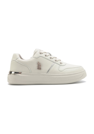 U.S. Polo Assn. U S Polo Assn Alka 3fx Bej Kadın Sneaker Bej U.S. Polo Assn. U S Polo Assn Alka 3fx Bej Kadın Sneaker Bej