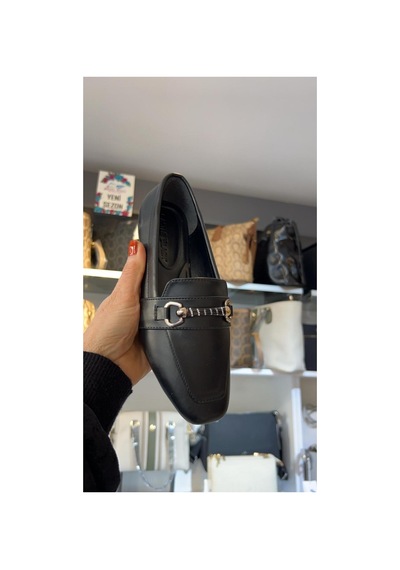 Arme Cıty Casle&black Ac35824-1 Şık Taşlı Rahat Babet Siyah
