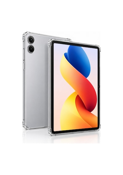 Xiaomi Redmi Pad 2 Pro 12.1 İnç 2026 Şeffaf Antişok Tablet Kılıfı Darbe Emici Köşe Korumalı Esnek Silikon Kılıf Arka Kapak