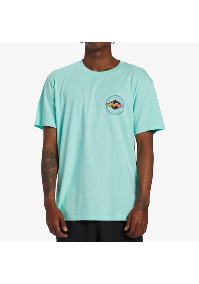 Billabong Rotor Diamond Erkek Yeşil Günlük T-shirt - Abyzt02259