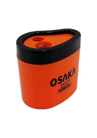 Osaka Turuncu Çift Hazneli Damla Şekilli Kalemtraş