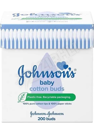 2 Adet Johnson's Baby Kulak Çubuğu 200 Lü