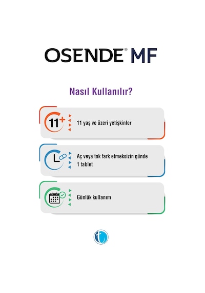 Osende Metilfolat 30 Tablet