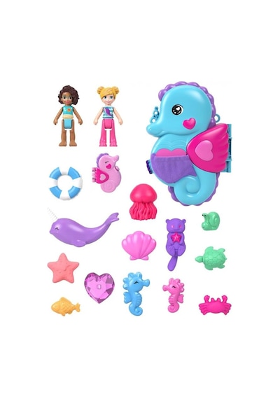 Polly Pocket Compact Daddy & Me Denizatı Çanta Oyun Seti Hwp03
