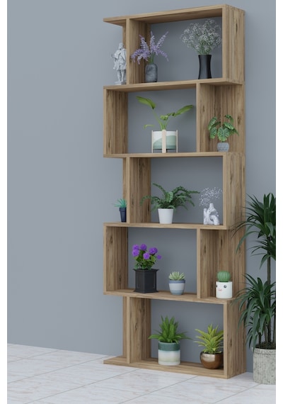 Scala 5 Raflı Çiçeklik Rafı Saksılık Standı Dekoratif Aksesuar Rafı Saksılık-meşe Kahverengi Scala 5 Raflı Çiçeklik Rafı Saksılık Standı Dekoratif Aksesuar Rafı Saksılık-meşe Kahverengi
