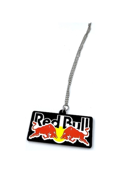 Araba Ayna Süsü Çift Taraflı Red Bull - Pleksi Çift Taraflı Red Bull Zincirli Model