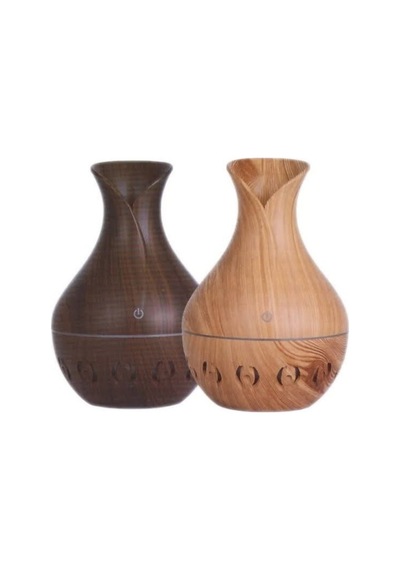 Siyah Hava Nemlendirici Esansiyel Yağı Difüzör Aroma Buhar Makinesi 400 Ml