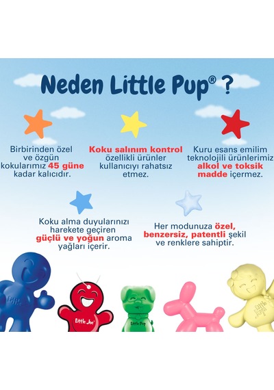 Little Joe Little Pup Taze Nane Araç Kokusu Minty Fresh -45 Gün