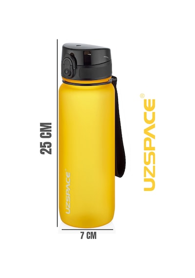 800 Ml Yeni Ebat-boy 25 Cm Tritan Su Matarası Bpa Koku Sızdırma Yok -3053a Turuncu