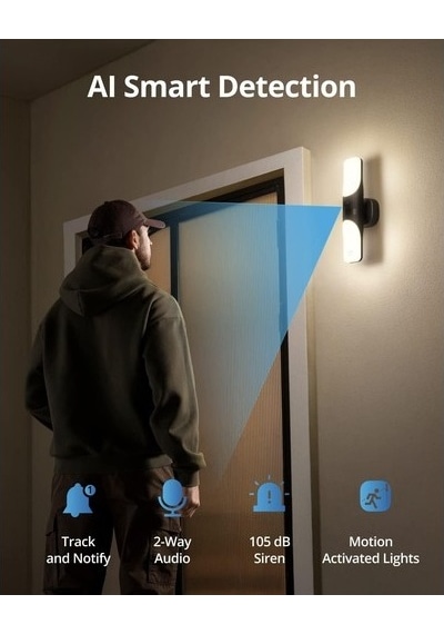 Anker Eufy Wall Light Cam 2k - T84a1311