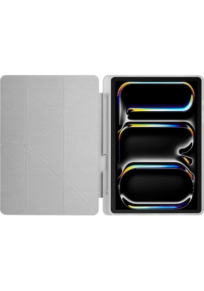 Apple Uyumlu iPad Pro 11 Inç 2024 M4 Kılıf Kalem Şarj Bölmeli Stadlı Uyku Modlu Arkası Silikon Akıllı Case Kılıf