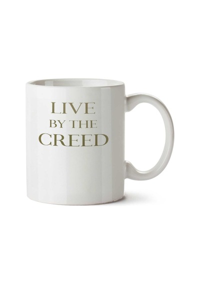 Assassin's Creed - Live By The Creed.png İki Tarafı Baskılı Kupa Bardak Çok Renkli