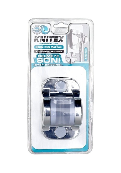 Kinetex Ktx-3024 Yapışkanlı Duş Askısı Ve Mafsal Krom Vakumlu Diğer