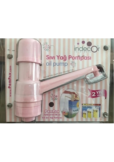 İndecor Houseware Sıvı Yağ Pompası Teneke Pompası 5LT-10LT-18LT