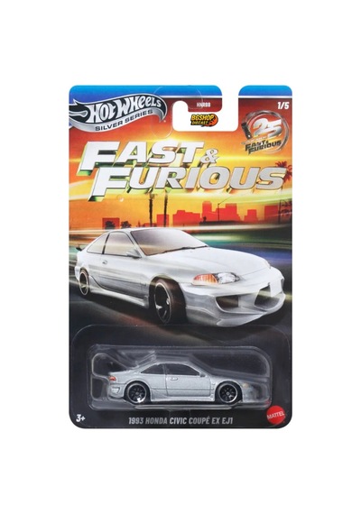 25.yıl Fast And Furious - Silver Series - 1993 Honda Civic Coupe Ex Ej1