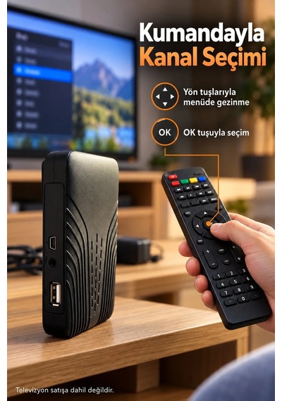 Ers Hdmı Ve Av Bağlantılı Hd Uydu Alıcısı