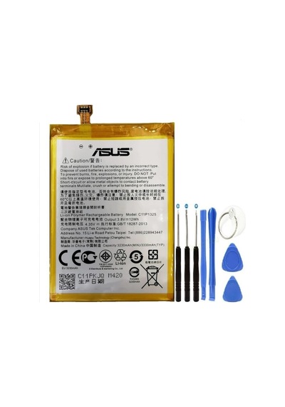 Asus Zenfone 6 Pil Batarya + Tamir Seti C11p1325 3330 Mah Senalstore