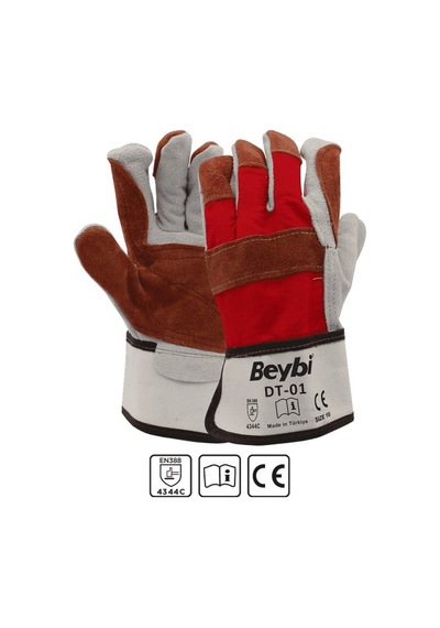 Beybi Dt-01 Deri Takviyeli İş Eldiveni No:10