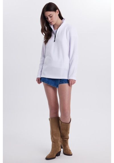 Tudors Kadın Standart Fit Antipilling Tüylenme Yapmayan Soğuk Geçirmez Ekru Bato Yaka Polar Sweatshirt-41780 Ekru Tudors Kadın Standart Fit Antipilling Tüylenme Yapmayan Soğuk Geçirmez Ekru Bato Yaka Polar Sweatshirt-41780 Ekru
