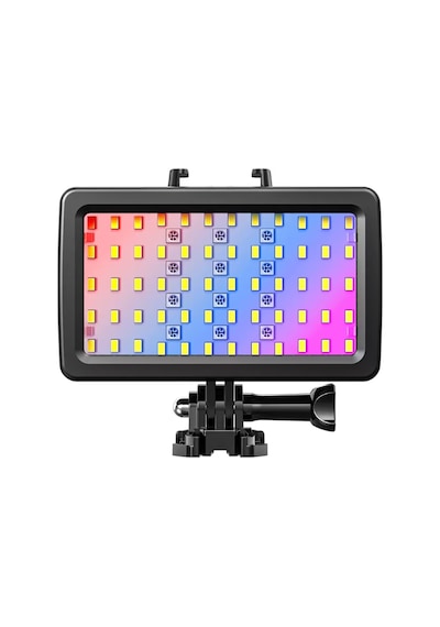 Jmary Fm-72rgb Ipx8 Sertifikalı Rgb Su Altı Kamera Işığı Siyah