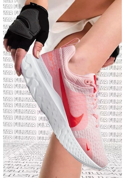Nike React İnfinity Run Flyknit 3 Running Shoes Hafif Koşu Spor Ayakkabı Pembe Pembe