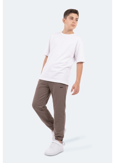 Slazenger Punto Unisex Çocuk Kahve Eşofman Altı Kahverengi