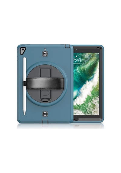 İpad 5 Air 9.7 Kılıf Strap-c Otterbox Tablet Kapak - Mavi