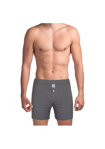 The Don Traditional Erkek Boxer Şort Açık Antrasit 001