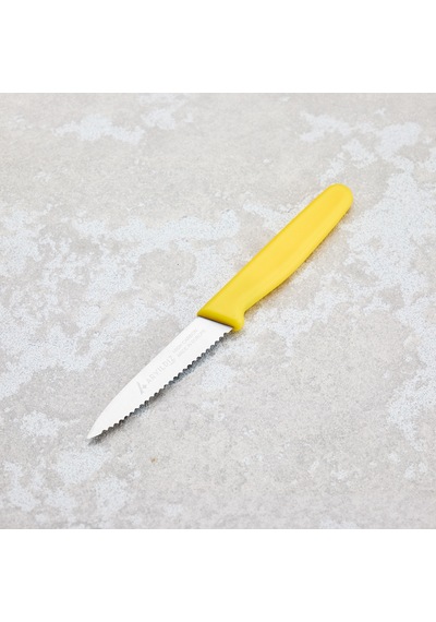 Aryıldız Solo Tırtıklı Sebze Bıçağı Sarı 10 Cm Renkli