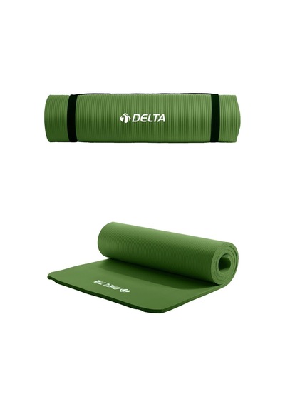 Lexroo Delta Konfor Zemin 10 Mm Taşıma Askılı Pilates Minderi Yog Yeşil