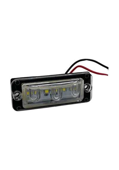 12v-24v Basamak-plaka Lambası Led Ym Gömme Unıversal Beyaz E9 75 28 Mm