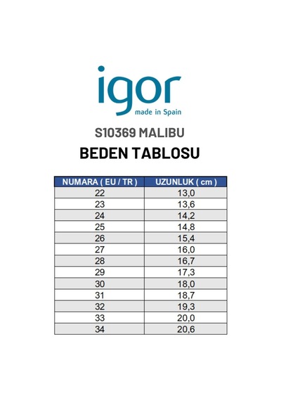 Igor Malibu Kız Çocuk Hafif Sandalet - Nude S10369-197 Ten