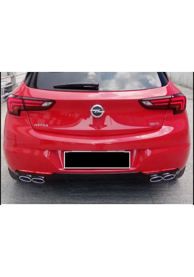 Opel Astra K 2015 Difüzör Opc Egzoz Ucu Görünümlü