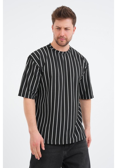 Redline Shift Erkek Oversize Tişört Siyah