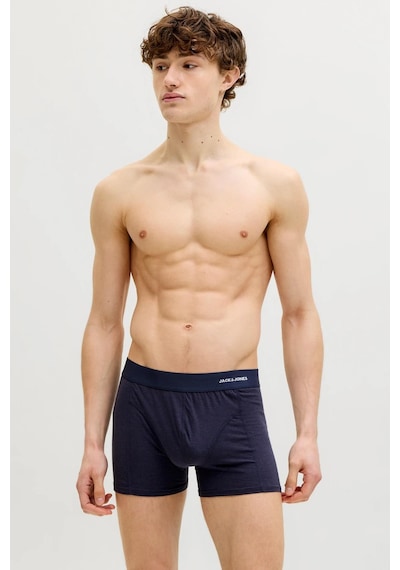 Jack & Jones Jacgabrıel Bambu Kumaş 3 Lü Erkek Boxer Seti Siyah