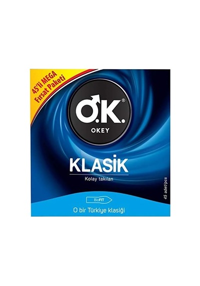 Klasik 45&apos Li Prezervatif