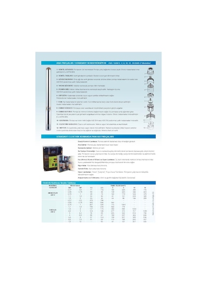 Alarko 4Sdm16 6 2 Hp 220V Dalgıç Pompa