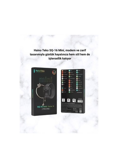 Sq-16 Mini Series 10 Akıllı Saat Spor Modları, Bildirim Ve Müzik Kontrolü