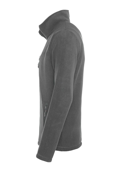 Genius Store Store Erkek Polar Tam Fermuarlı 3 Cepli Outdoor Polar Ceket Tactical Flecee Gri Koyu Gri