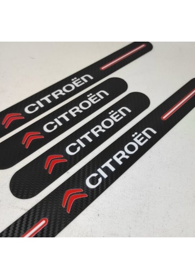 Citroen Xsara Uyumlu Carbon Kapı Eşiği 4'Lü Set Kırılmaz (551149289)